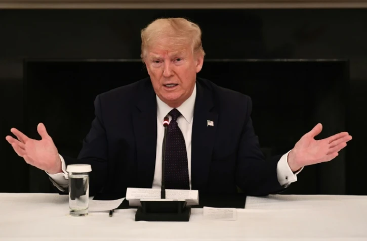 Le président américain, Donald Trump, à la Maison Blanche le 18 mai 2020