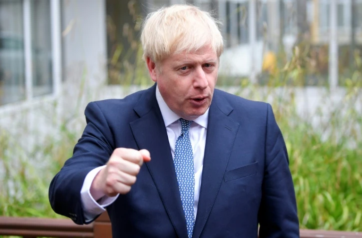 Le Premier ministre britannique Boris Johnson lors d'un déplacement à Birmingham le 26 juillet 2019