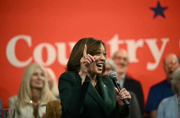 La vice-présidente Kamala Harris au théâtre Malvern, en Pennsylvanie, le 21 octobre 2024