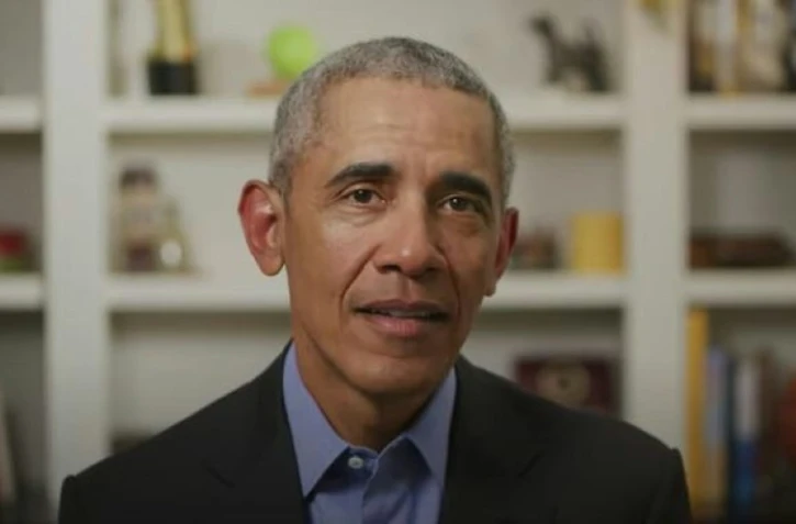 Barack Obama dans sa vidéo d'annonce de son soutien à Joe Biden dans la présidentielle américaine, le 14 avril 2020