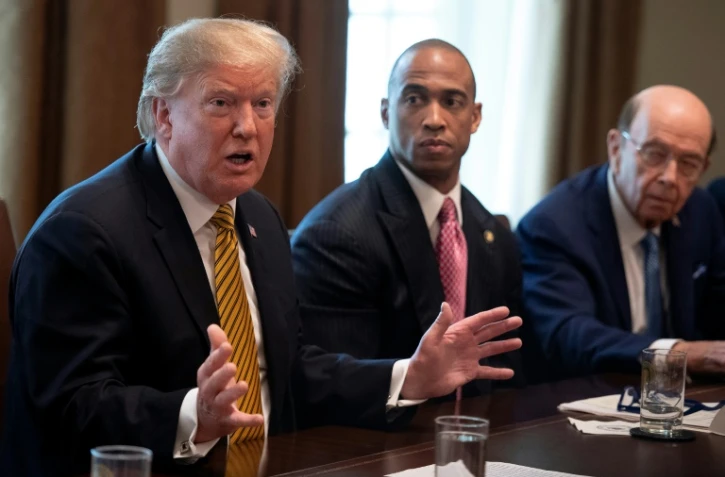 Le président américain Donald Trump s'exprime sur la situation à la frontière avec le Mexique, le 4 avril 2019 à la Maison Blanche, à Washington