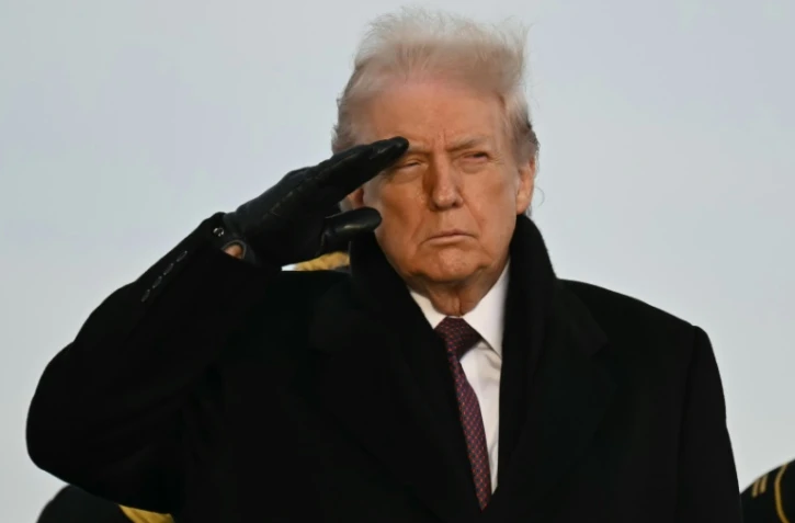 Le président américain Donald Trump lors d'une cérémonie sur la base aérienne de Dover, dans le Delaware, aux Etats-Unis, le 17 décembre 2025