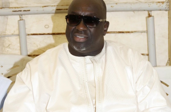 Papa Massata Diack, un des fils de l'ex-président de la Fédération internationale d'athlétisme Lamine Diack, le 8 février 2015 à Dakar