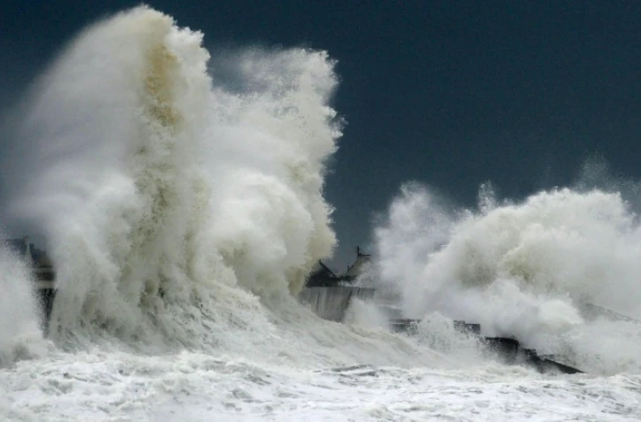 Le port de Lesconil, le 3 février 2017, dans le Finistère