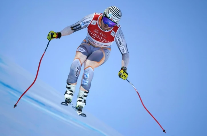Le Norvégien Kjetil Jansrud lors du super-G de Kitzbühel, en Autriche, le 24 janvier 2020
