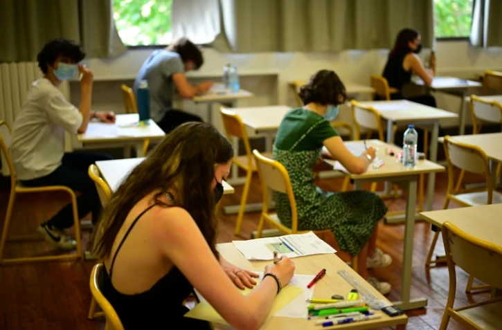 Epreuve de philosophie au lycée Hélène Boucher, le 17 juin 2021 à Paris