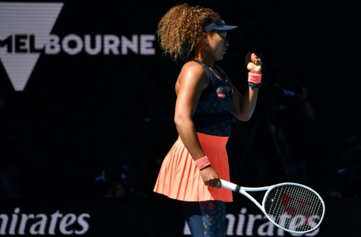 La Japonaise Naomi Osaka lors de sa demi-finale victorieuse de l'Open d'Australie, le 18 février 2021 à Melbourne