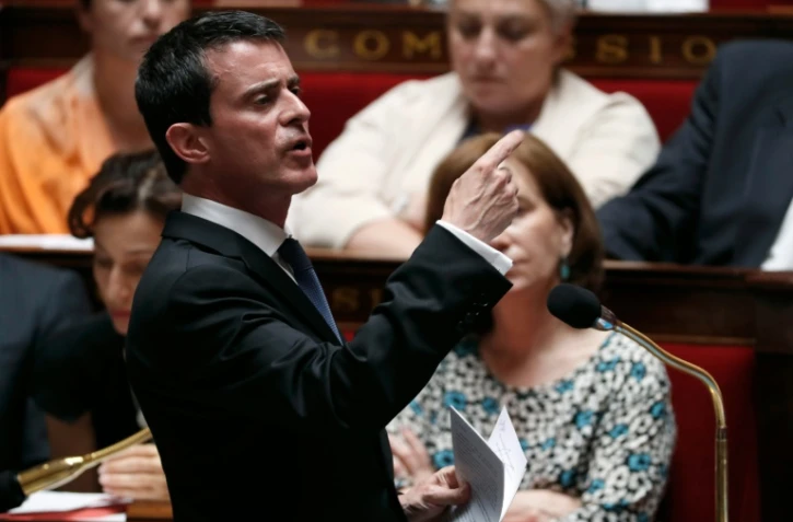 Manuel Valls lors de la séance des questions au gouvernement, le 20 juillet 2016 à l'Assemblée nationale