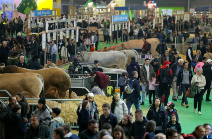 Au Salon de l'agriculture, à Paris, le 24 février 2025
