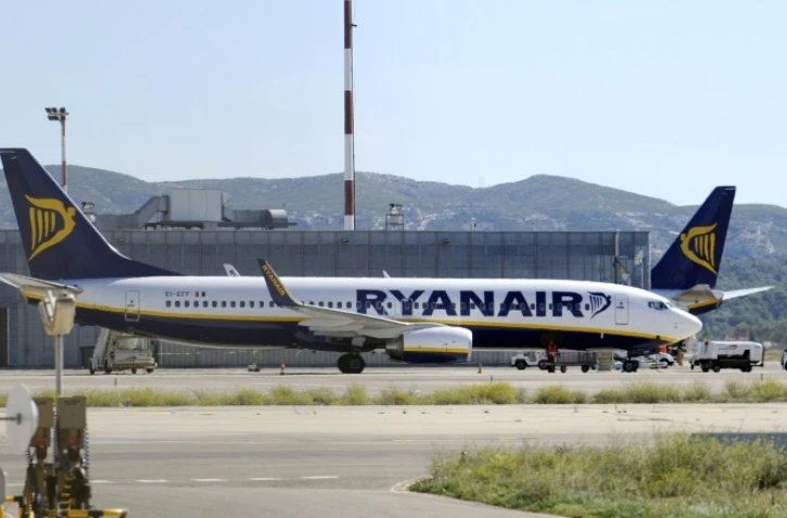 Un avion Ryanair sur le tarmac de l'aéroport de Marseille Provence, le 28 septembre 2010