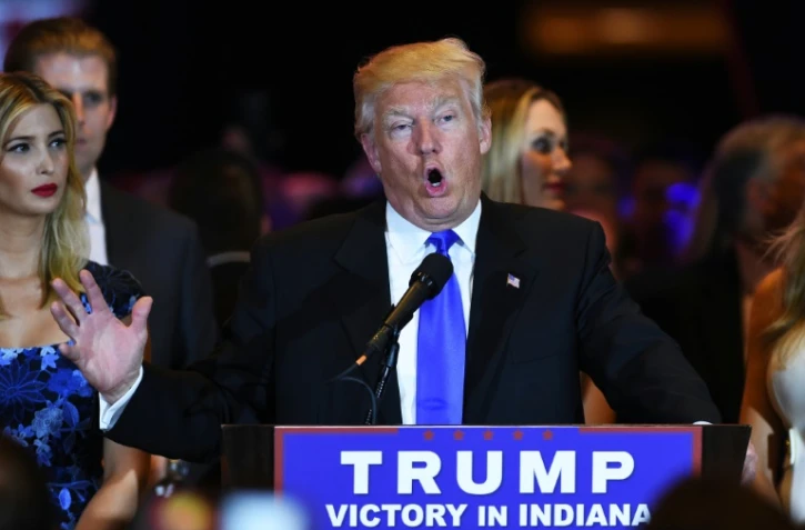 Donald Trump le 3 mai 2016 à New York