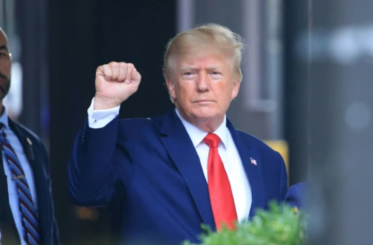L'ancien président américain Donald Trump à New York le 10 août 2022