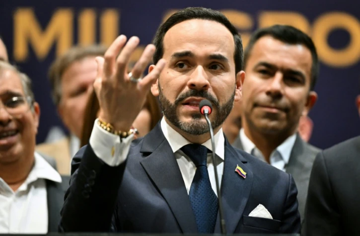 Le président élu de Colombie, Abelardo de la Espriella, le 30 juillet 2026 à Bogota