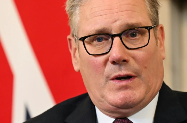 Le Premier ministre britannique Keir Starmer s'exprime au 10 Downing Street à Londres, le 16 septembre 2025