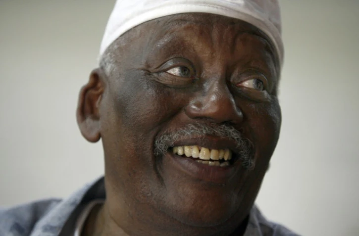 Le pianiste américain Randy Weston lors de son concert avec les Randy Weston African Rythms, le 27 mai 2007 à Saint-Louis du Sénégal