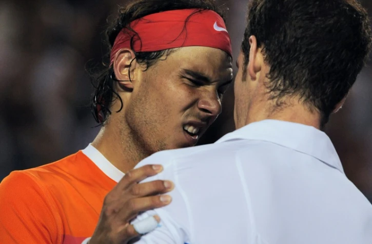Rafael Nadal à Melbourne le 26 janvier 2010