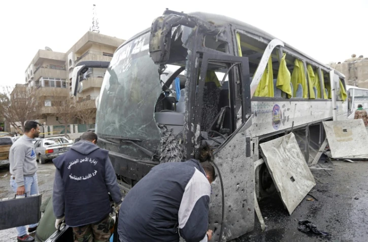 Attentat suicide le 11 mars 2017 Ă Damas