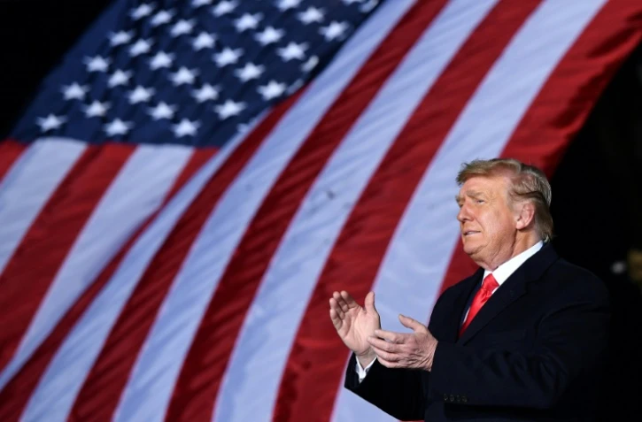 Le président américain Donald trump s'exprime depuis Dalton, en Géorgie, le 4 janvier 2021