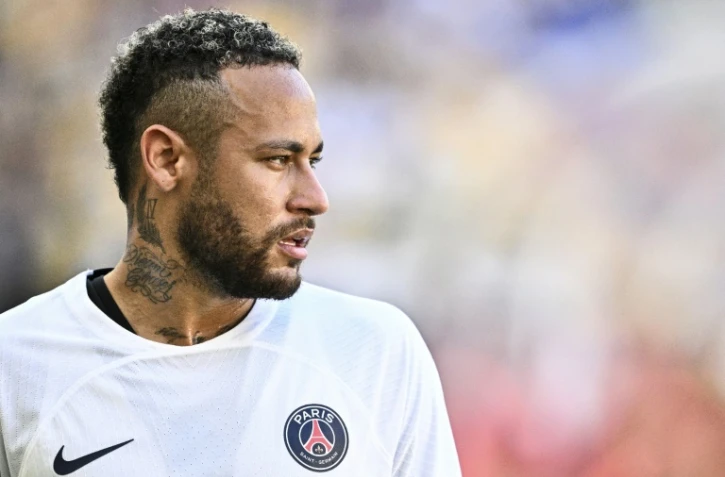 Neymar le 3 août 2023 lors d'un match amical à Busan (Corée du Sud)