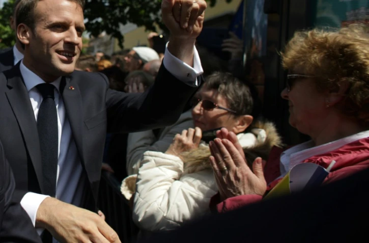 Emmanuel Macron au sommet européen à Sibiu dans le centre de la Roumanie, le 9 mai 2019