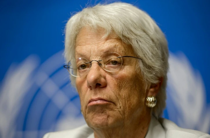 L'ancienne procureure Carla del Ponte le 27 août 2014 à Genève