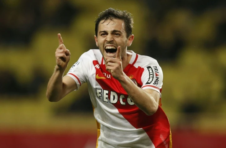 Bernardo Silva avec l'ASM face à Bastia, le 2 février 2016 à Monaco