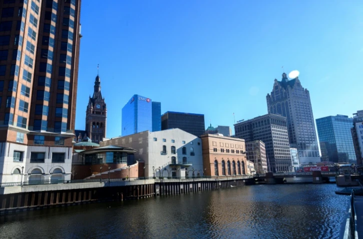 Vue de Milwaukee, dans le Wisconsin, le 7 janvier 2020