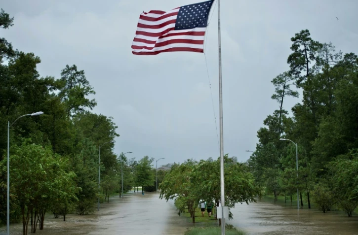 Houston inondé après le passage de l'ouragan Harvey, le 29 août 2017