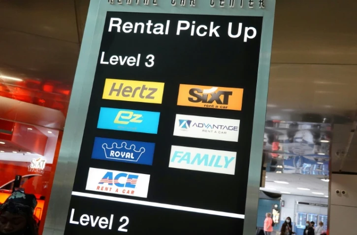 A l'aéroport de Miami, en Floride, le 12 avril 2021