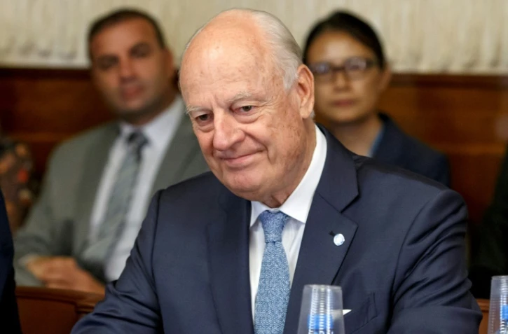 L'émissaire de l'ONU Staffan de Mistura à Genève le 11 septembre 2018