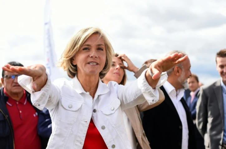 La présidente du conseil régional d'Ile-de-France, Valérie Pécresse à Argenteuil, près de Paris, le 10 septembre 2017