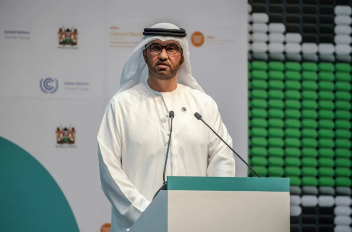 Sultan Al Jaber au sommet africain pour le climat à Nairobi, le 5 septembre 2023