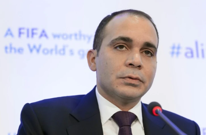 Le candidat à la présidence de la Fifa, Prince ali, le 11 février 2016 à Genève