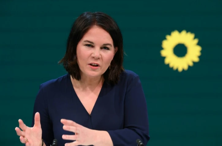 La co-présidente des Verts allemands, Annalena Baerbock, à Berin le 19 avril 2021