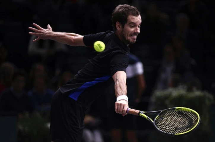 Richard Gasquet face à Benoît Paire, le 30 octobre 2017 à Paris-Bercy
