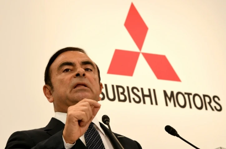 Le PDG de Renault Carlos Ghosn le 20 octobre 2016 lors d'une conférence de presse à Tokyo, au Japon