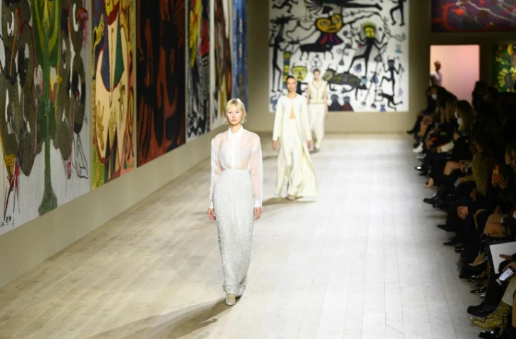 Défilé Dior haute couture à Paris, le 24 janvier 2022