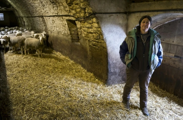 Chantal Alvergnas, agricultrice membre de la Société civile des terres du Larzac, à Millau, le 12 janvier 2018 