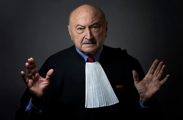 Georges Kiejman dans son bureau  parisien le 14 novembre 2014