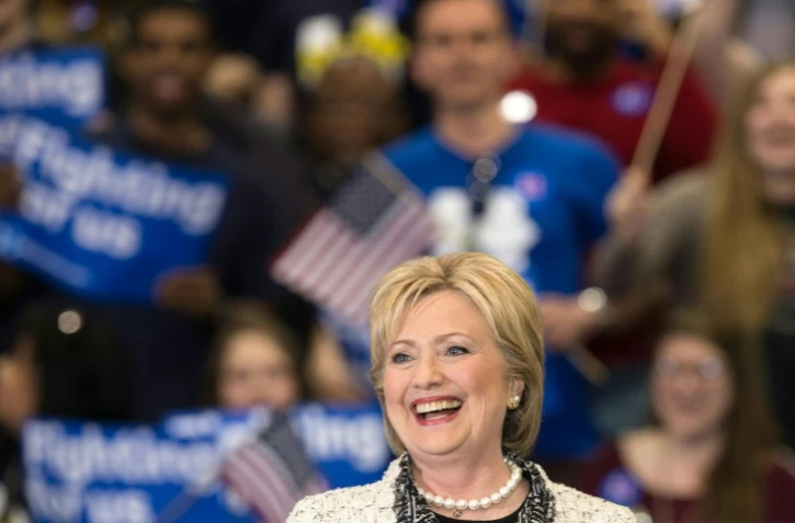 La candidate démocrate Hillary Clinton lors d'un meeting à Columbia (Caroline du Sud), aux Etats-Unis, le 27 février 2016