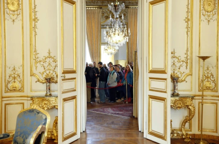 A l'hôtel Matignon à Paris, lors des journées du patrimoine, le 19 septembre 2015