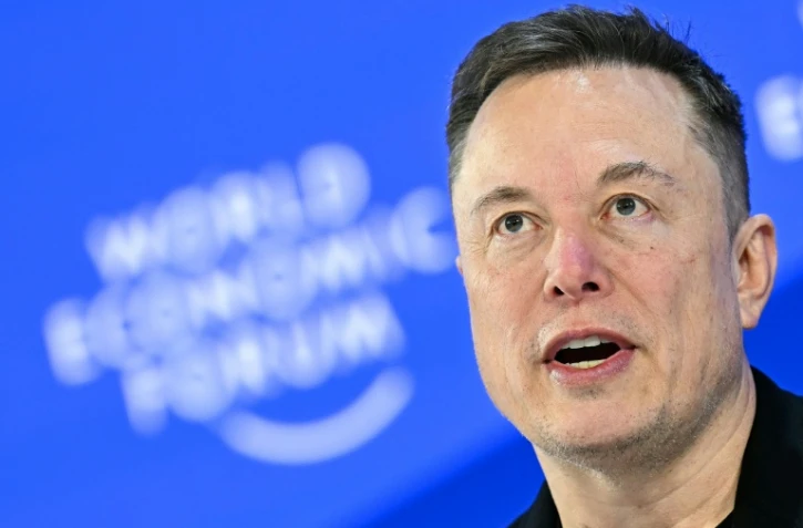 Elon Musk, le 22 janvier 2026 à Davos 