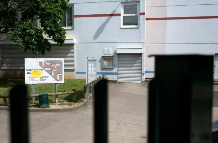 L'entrée du groupe scolaire Anatole France, fermé après l'incident, mercredi après-midi