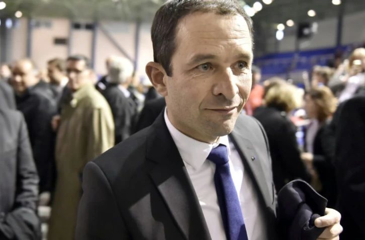 Le candidat PS à l'Elysée, Benoît Hamon, propose de supprimer l'immunité parlementaire, le 25 mars 2017 à  Mont-de-Marsan