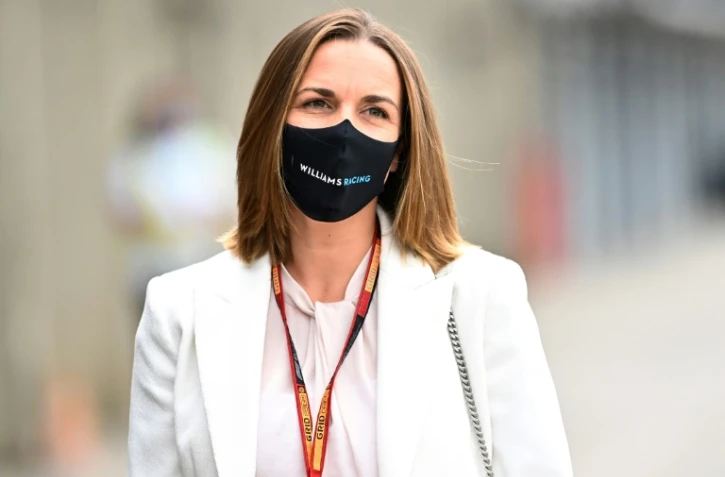 Claire Williams le 16 juillet 2020 lors du Grand Prix de Hongrie, à Budapest