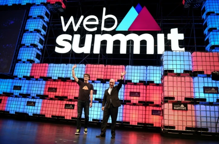 Le fondateur du Web Summit Paddy Cosgrave lors de l'édition 2017 à Lisbonne le 9 novembre 2017