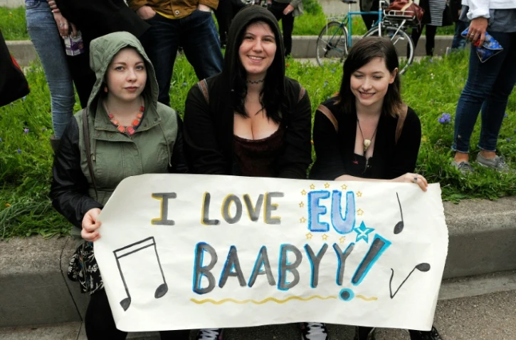 Des manifestantes pro-européennes à Edindhurg, en Ecosse, le 28 juin 2016