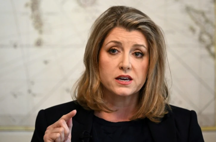 Penny Mordaunt, secrétaire d'Etat et députée du Parti conservateur, candidate pour remplacer le Premier ministre Boris Johnson, le 13 juillet à Londres
