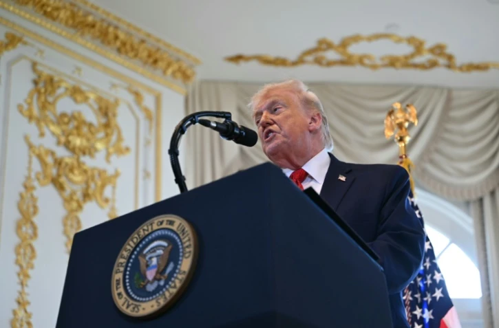 Le président américain Donald Trump à Mar-a-lago, à Palm Beach, le 16 janvier 2026 en Floride