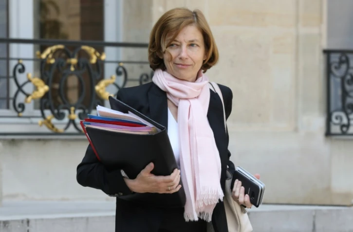 La ministre de la Défense Florence Parly à l'Elysée le 23 mai 2018